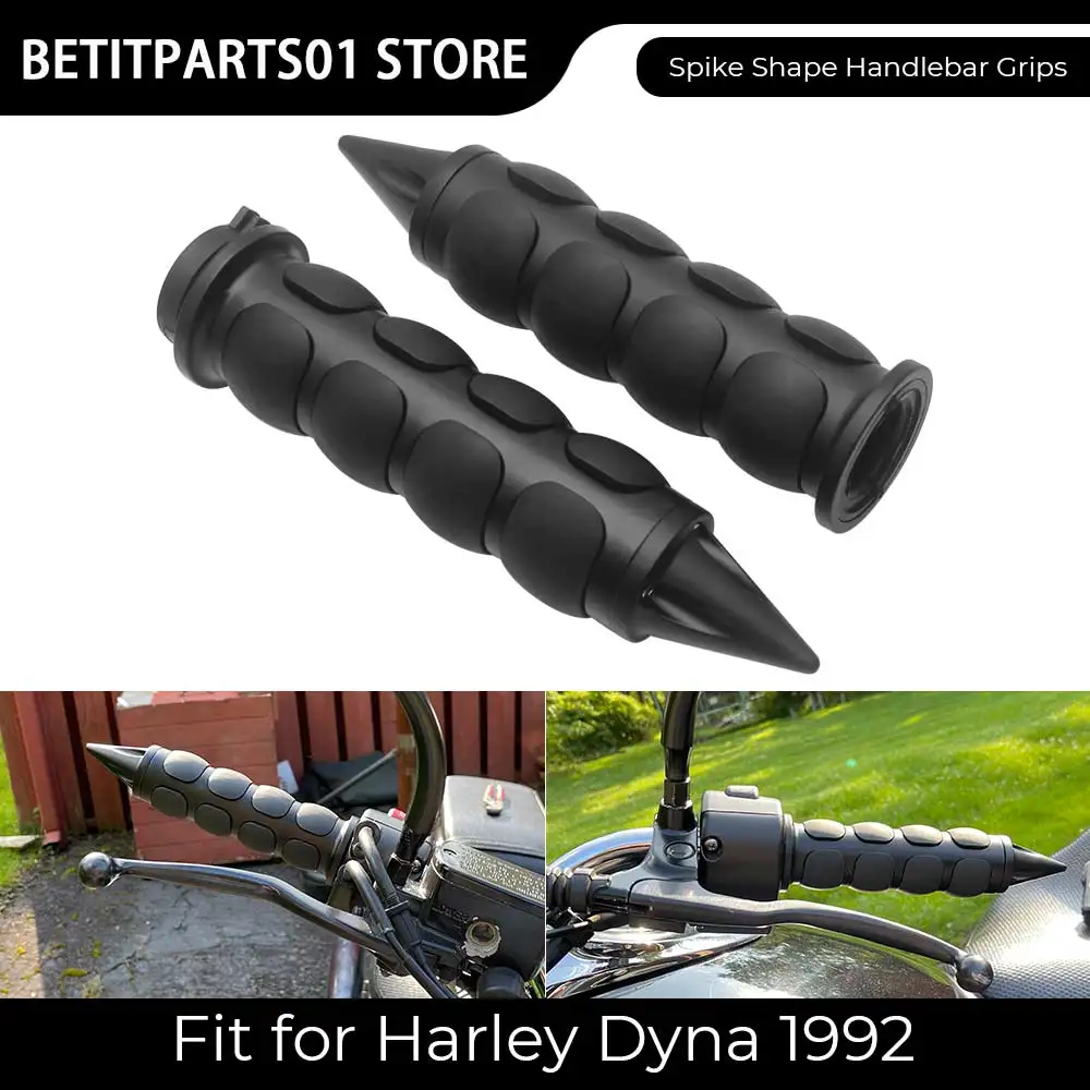 For Softail Cross Bones Springer FLSTSB 2008-2011 1 inch Retro Hand Grips 25mm Handlebar Handle Bar Motorcycle Black Accessories
