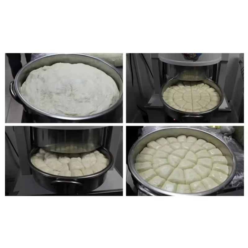 Commercial Bakery Equipment Full Automatic Pizza Dough Divider / Industrial Bread Dough Cutter