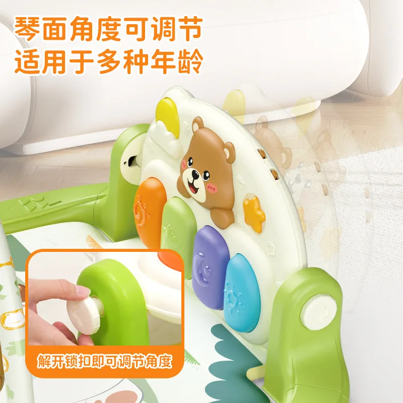 Baby Fitness Rack Pedal Piano Free Hands Artifact Multifunctional Early Education Educational Children's Toys Baby Gifts
