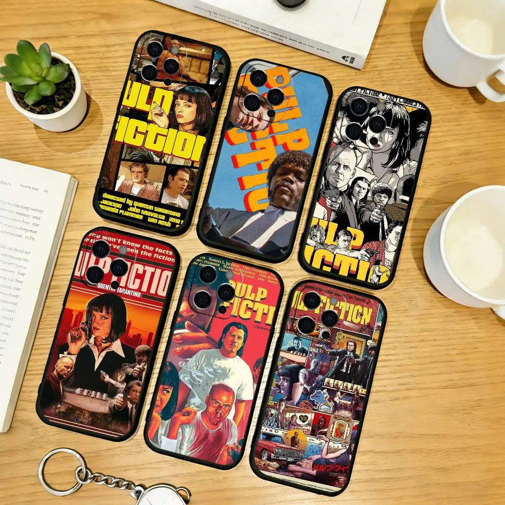 

Pulp Fiction Phone Case Silicone Soft For IPhone 17 16 15 14 13 12 11 X XR Plus Pro Max Plus