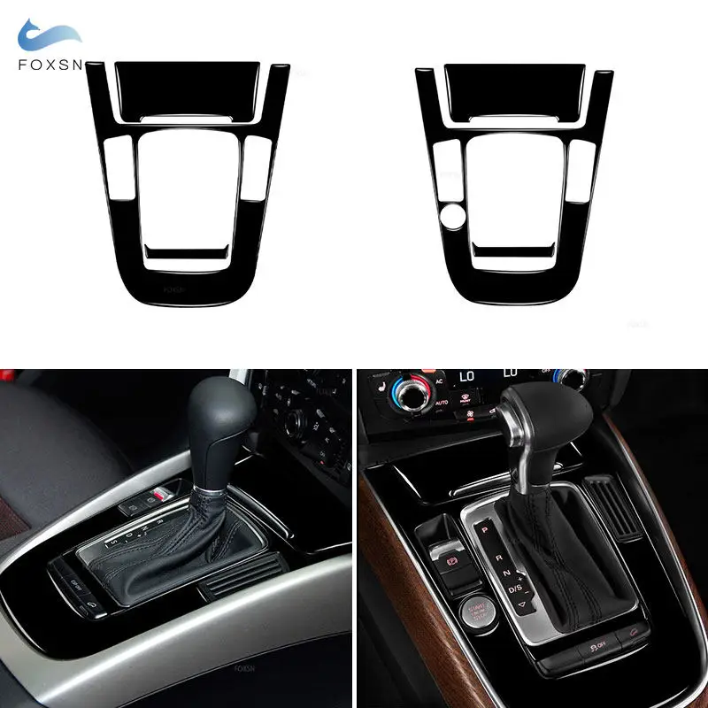 

Накладка на панель управления центральной консолью и рычага переключения передач, цвет «черный рояль», для Audi Q5 2009-2017, A4 B8, A5 2009-2016