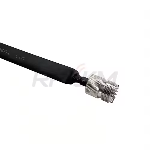 Window/Door Pass Through Flat RF Coaxial Cable SO239 UHF Female to UHF Female Male  PL259 50 Ohm RF Coax Pigtail Extension Cord - Image 4