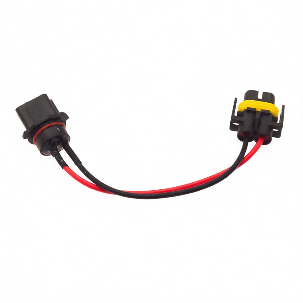 Car HID LED Fog Headlight Wiring Harness Connector P13W To H11 Adapter Cable Conversion Socket Lamp Upgrade Fitting