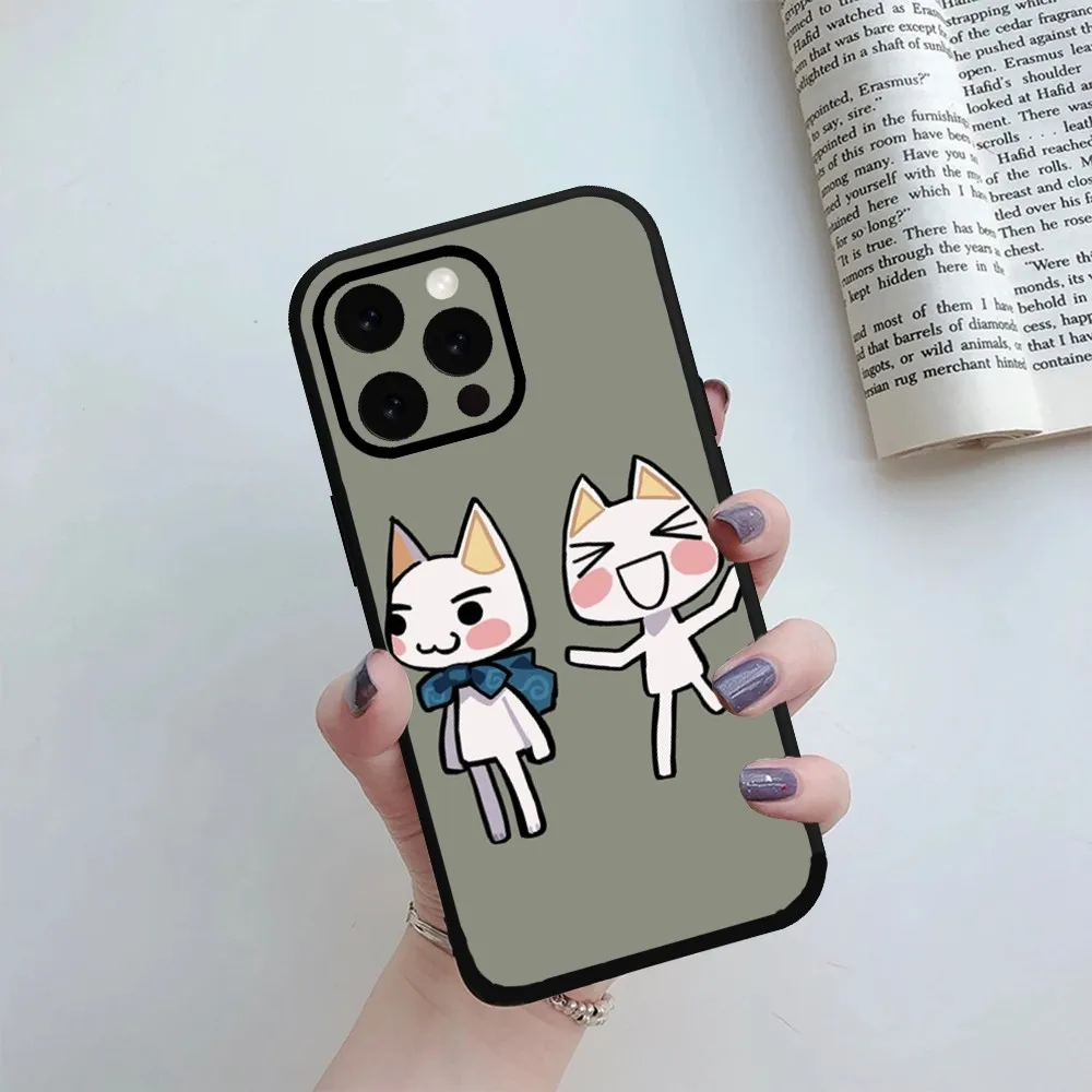 Toro Inoue Cat Cartoon  Phone Case For iPhone Mini 11 12 13 14 15 Pro XS Max X Plus SE XR Shell