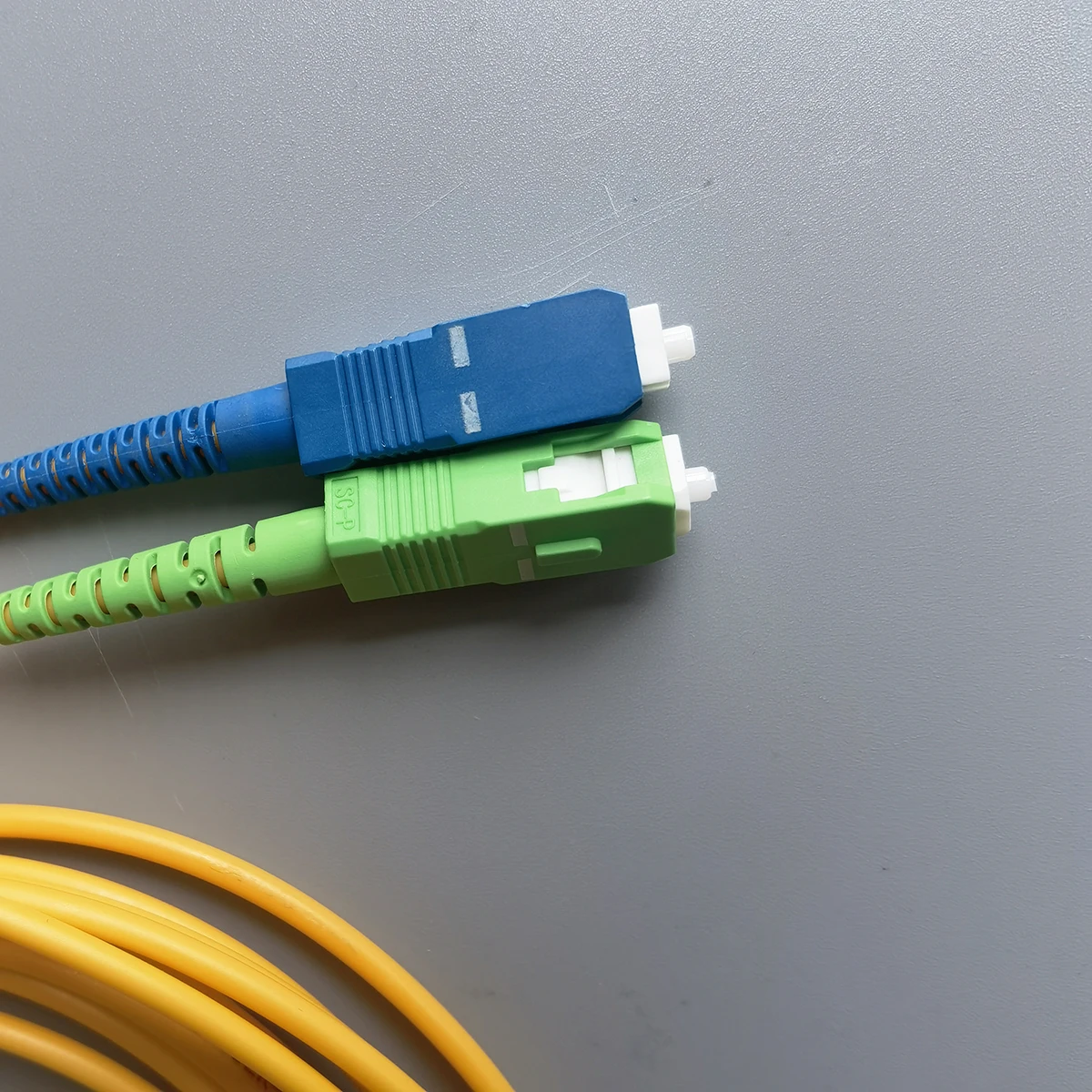 Cabo de Extensão de Fibra Óptica para Internet, Fibra Óptica, Patch Cord para Jumper, FTTH Indoor, SC, APC-SC, UPC, 3m