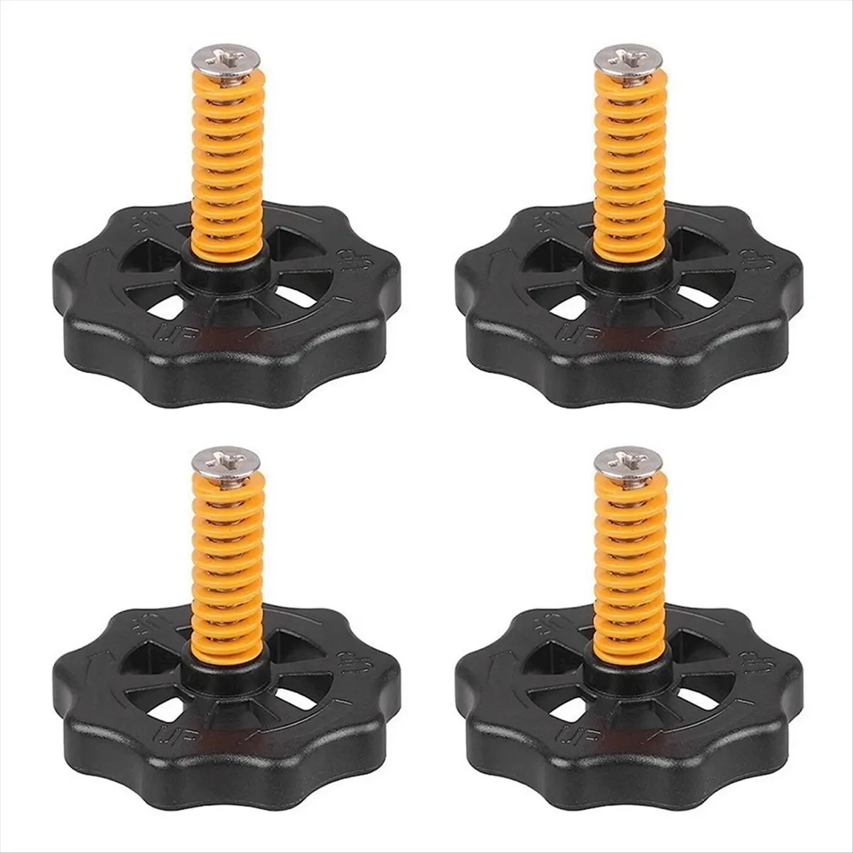 A46U 3D Printer Hot Bed Leveling Wheel Accessories for CR-10, for Ender 3 Nuts, Screws, Springs Calibration Platform Kit M4