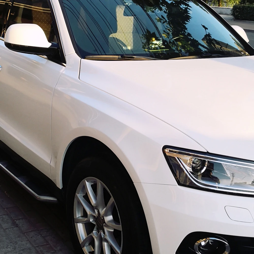 ملصق سيارة لامع لؤلؤي أبيض السيارات الفينيل التفاف فيلم تغيير لون فيلم فقاعة الحرة التفاف اكسسوارات السيارات الداخلية الخارجي #6