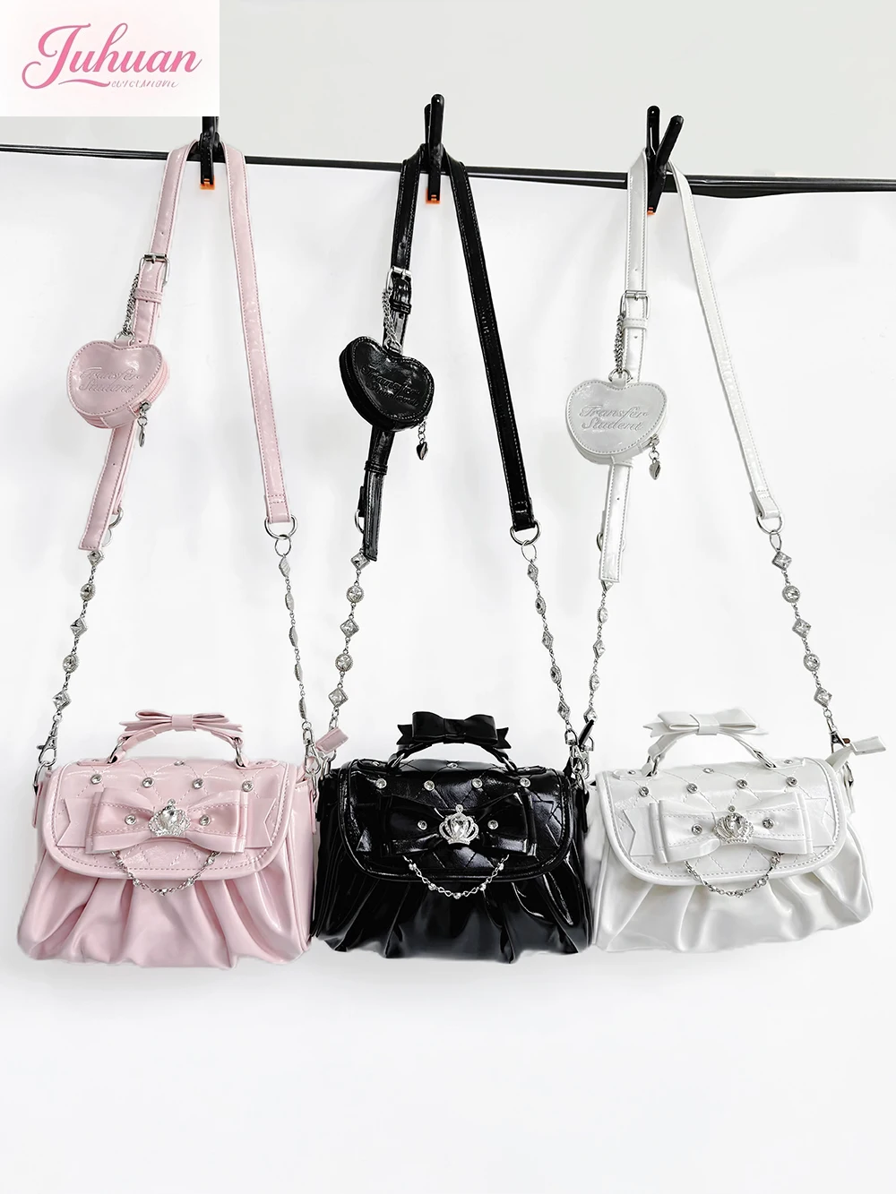 

Original Japanese Mine Series Mass-produced Shoulder Bag Women's Rhinestone Elegant Lolita Bud Portable Oblique Span Women's Bag