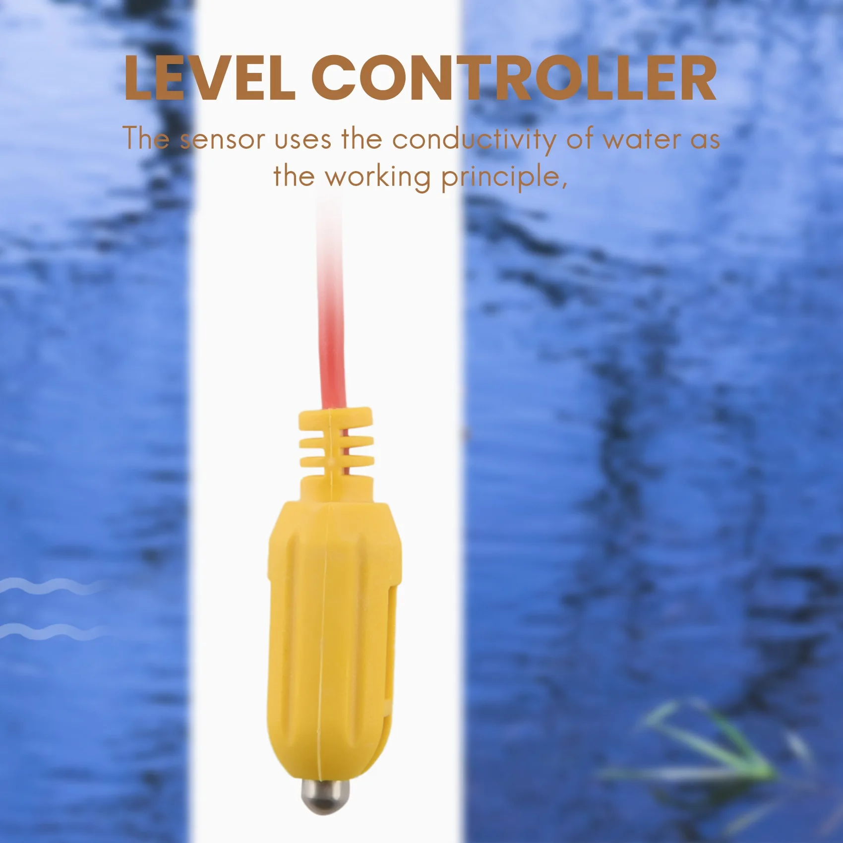 AS60-1.5M/ 2.5M/3.5M(A Group Of 3 Colors) Water Level Controller, Level Controller Tank Water Level Control Induction Sensor Hea