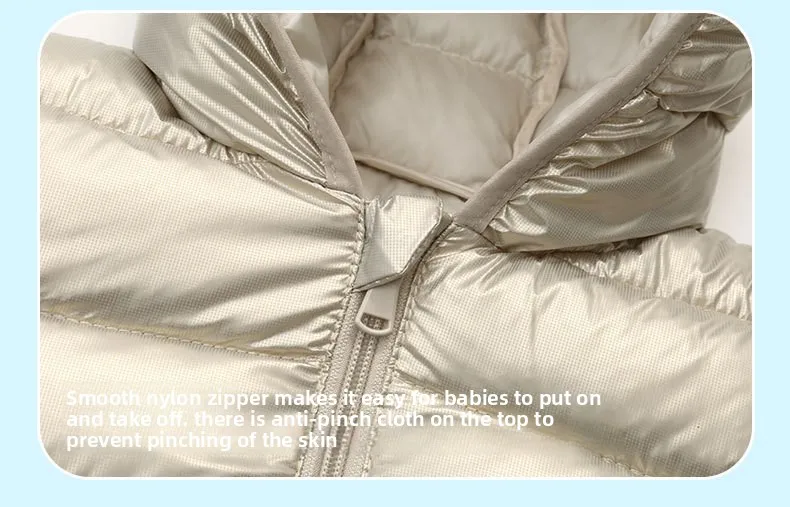 Neue Herbst- und Winter-Baumwolljacken für Jungen und Mädchen, Kinder-Oberbekleidung für Kleinkinder, dünne und leichte, warme Oberbekleidung. – Detail 15