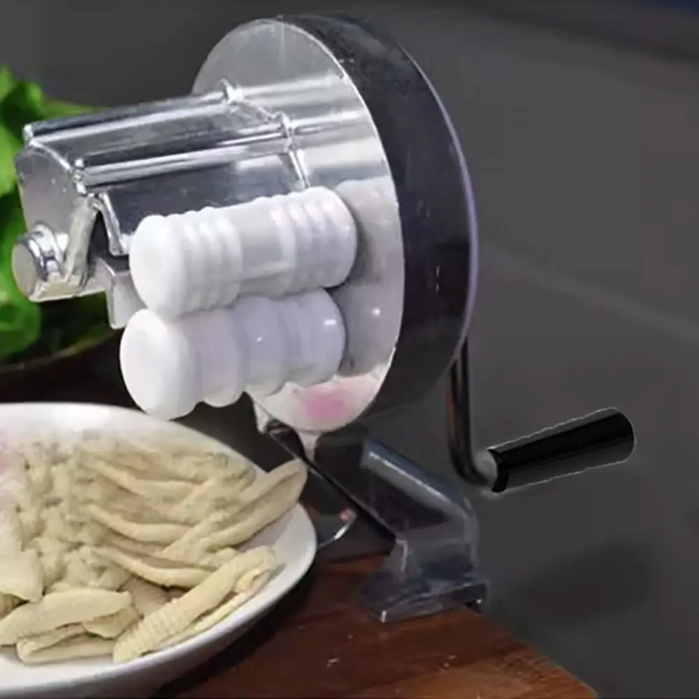 Professional Manual Cavatelli Machine Hand Crank Ergonomic Macaroni Maker Labor-saving Pasta Maker Dough