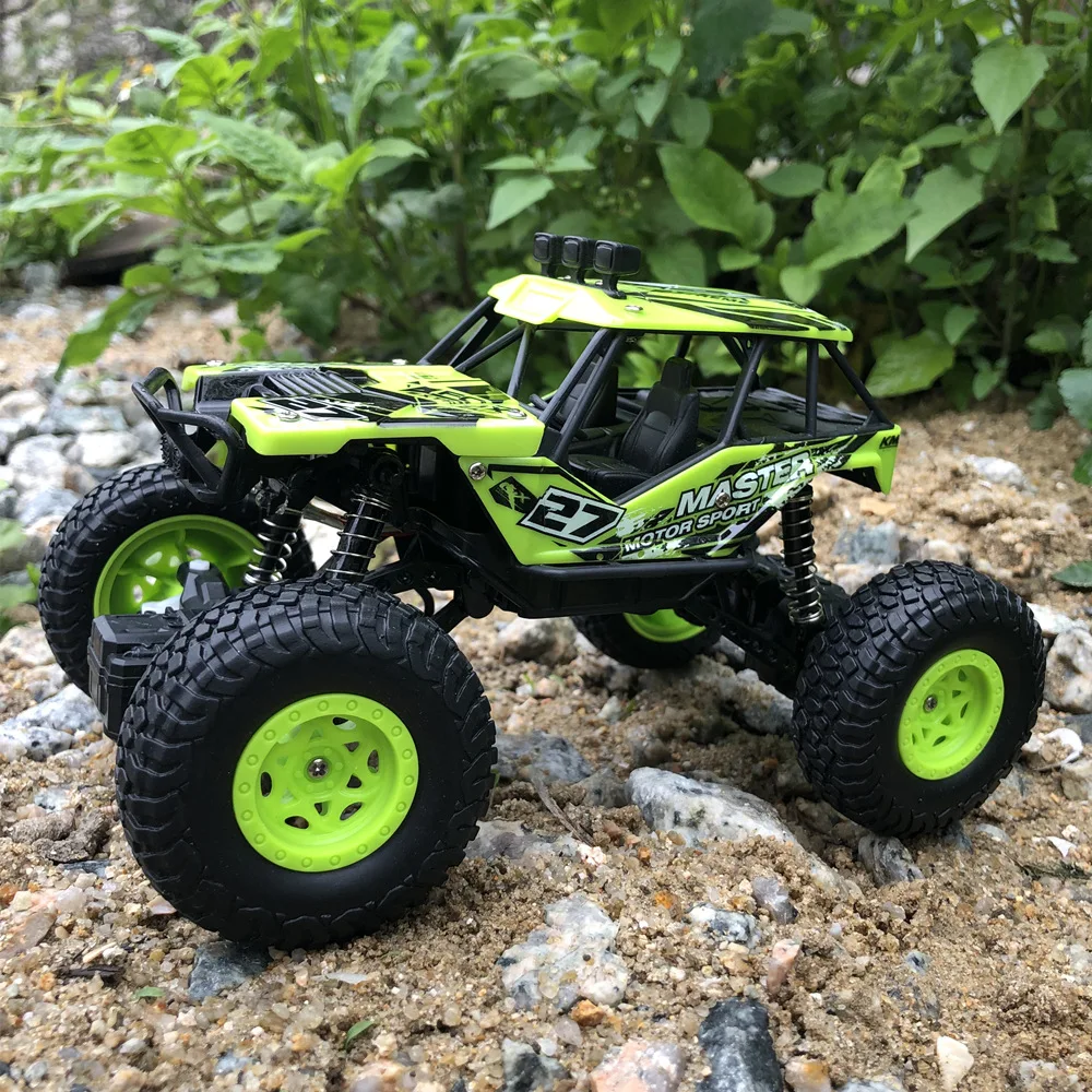 2.4G 1:20 Rear-Wheel Drive 4-Channel Remote Control Off-Road Climber with Lights RC Car Toys For Boys Adult Kids Birthday Gifts