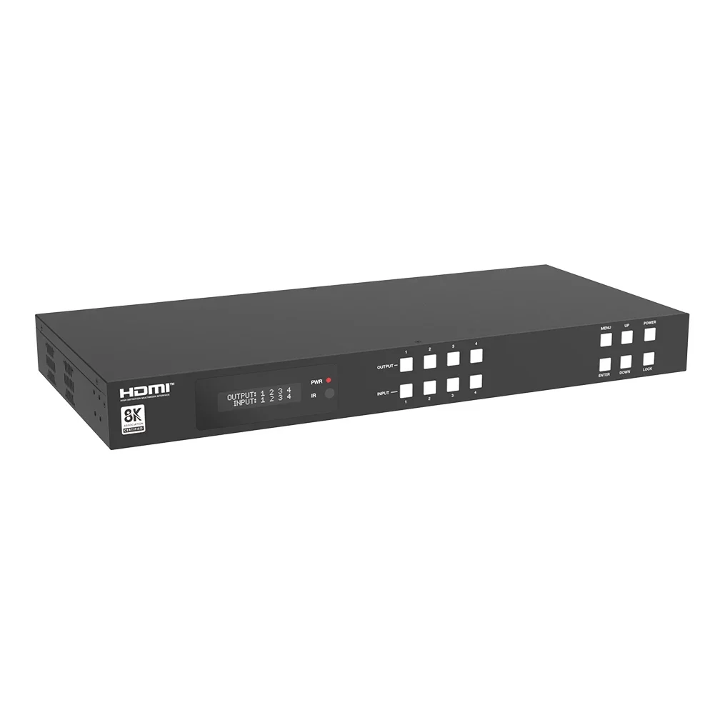 

HD MI 2.1 Audio Matrix 8x8 4X4 8K@60HZ VRR, поддерживаются ALLM, QMS, QFT, SBTM