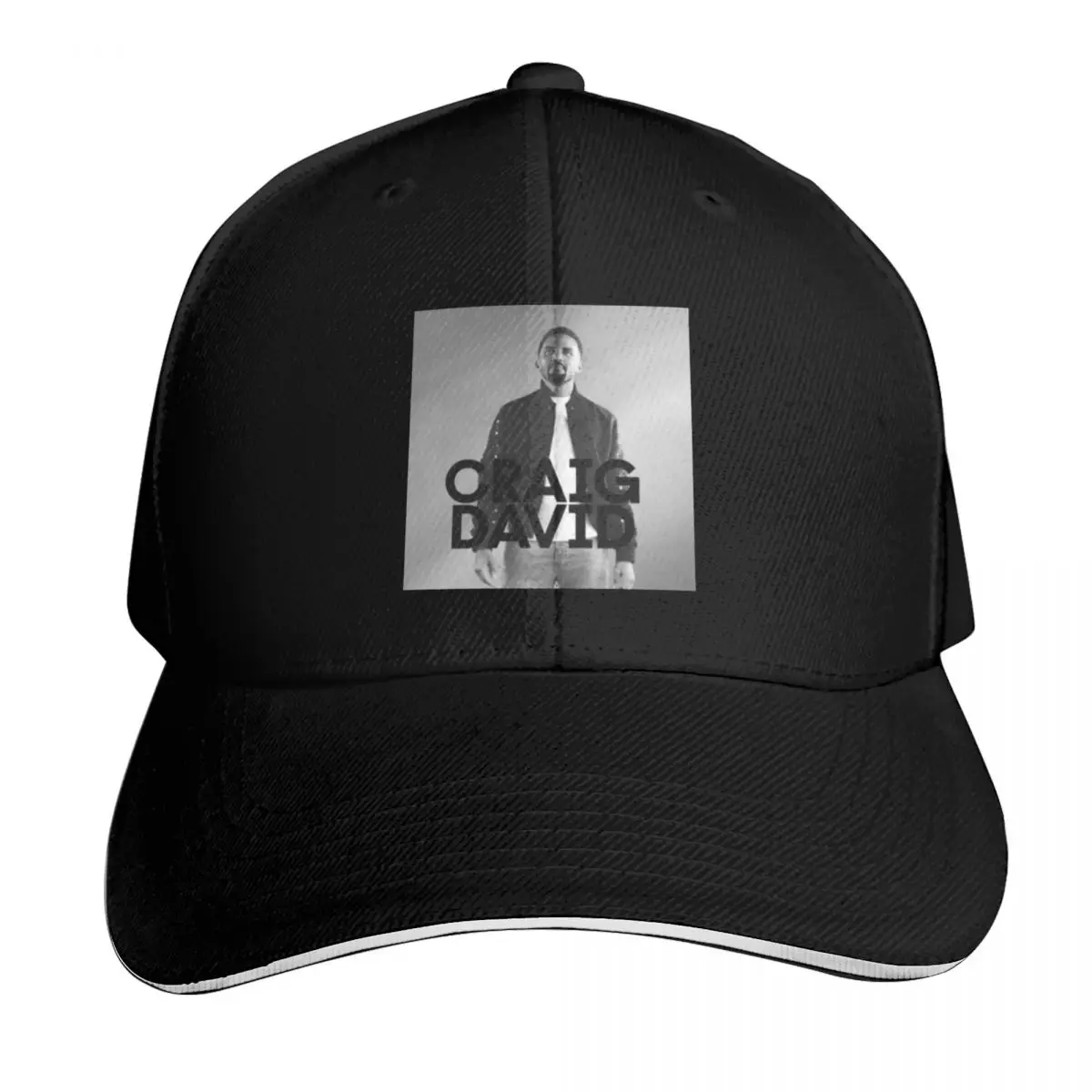 black and white Craig show David tour Baseball Cap Moisture Wicking Quick Dry Curved Brim Classic Fit Low Profile Unstructured