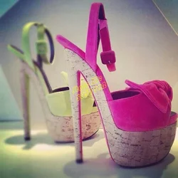 Platform Stiletto High Heel Sandals Runway 2025 New Arrivals Ankle Buckle Strap Open Toe Suede Super High Heel Shoes