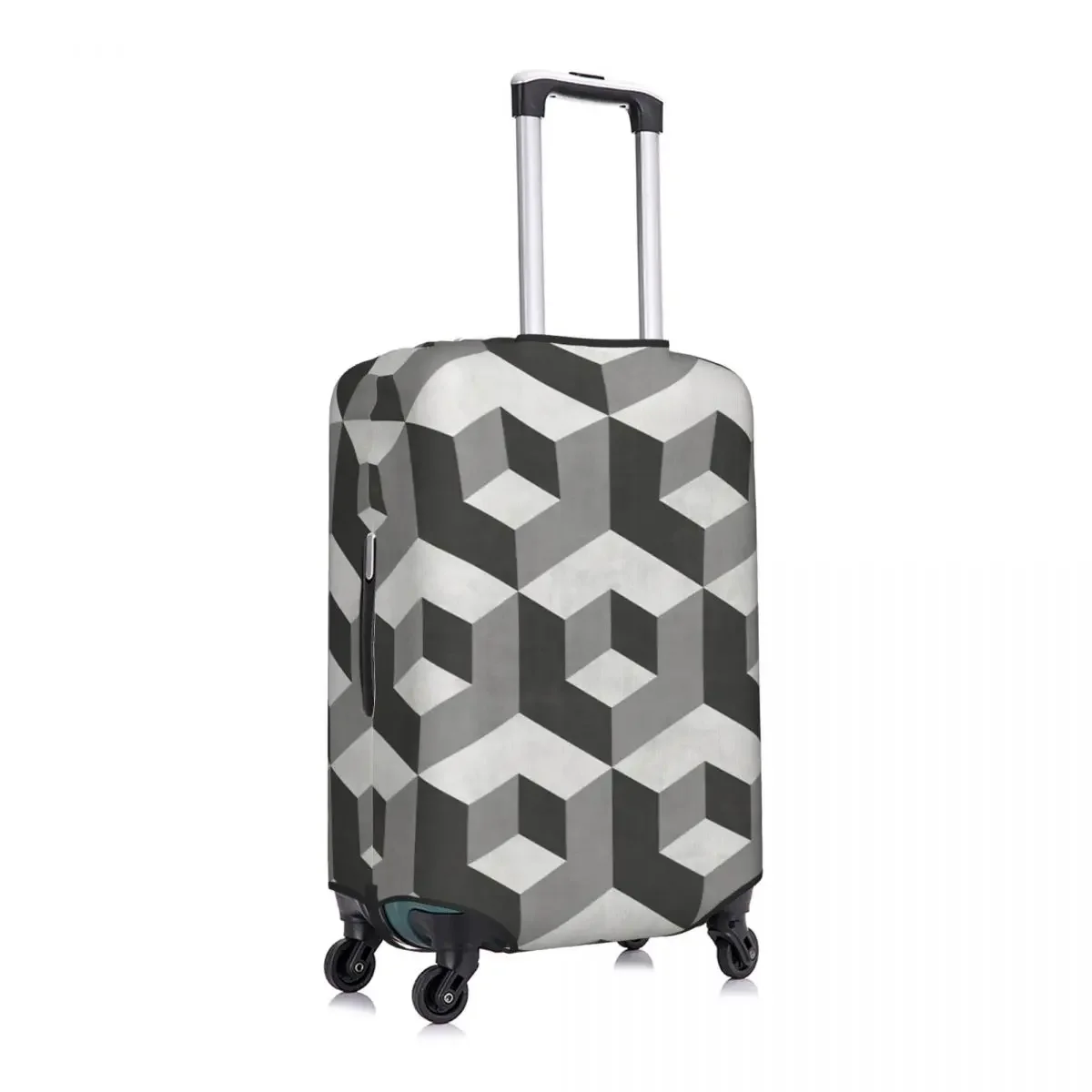 Geometric  Pattern Print Luggage Protective Dust Covers Elastic Waterproof 18-32inch Suitcase Cover Travel Accessories