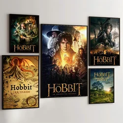 1PC The Hobbit Part Poster Movie Sticky Posters Retro Kraft Paper Sticker DIY Room Bar Cafe Aesthetic Art Wall Painting