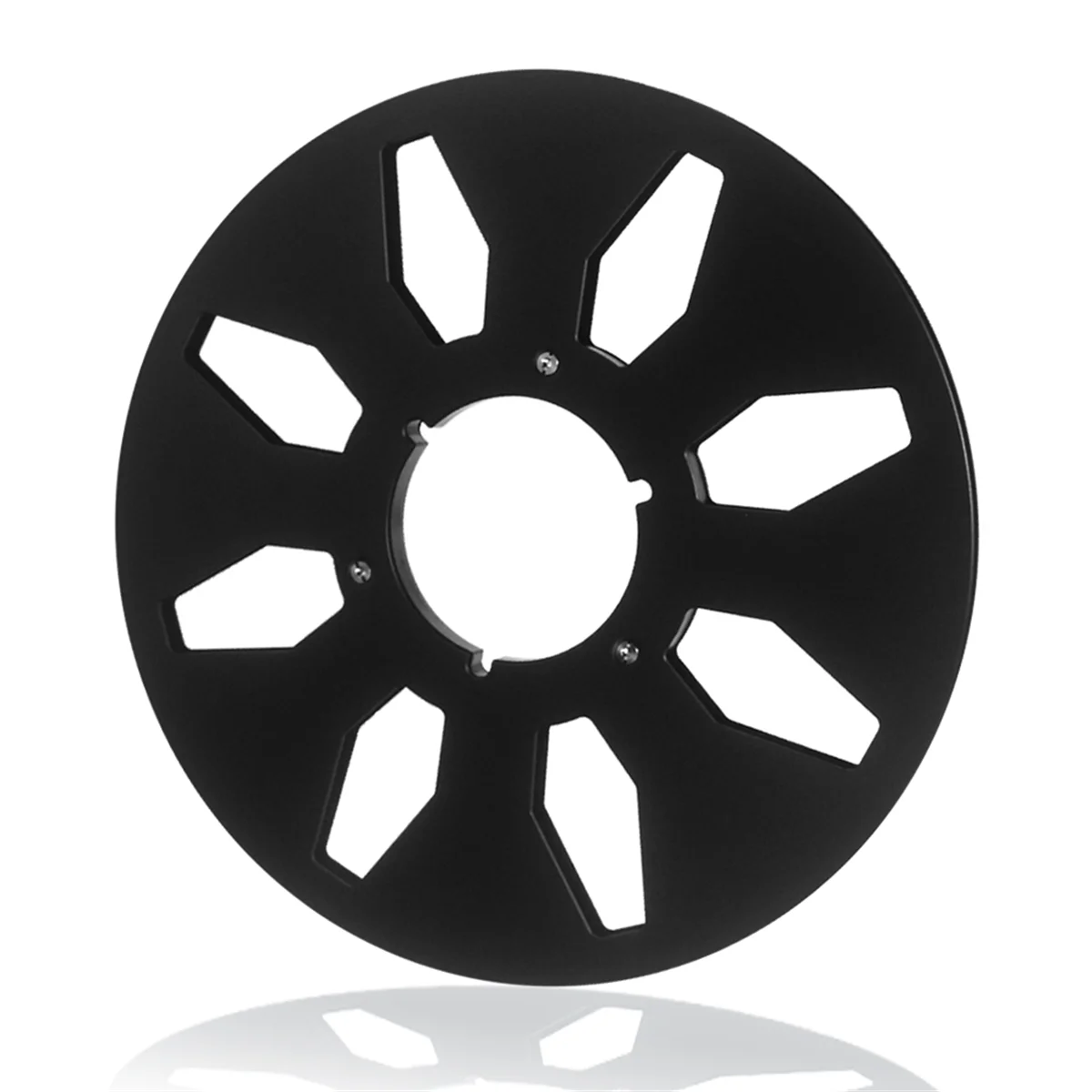 

2025 + 1/4 10-дюймовая пустая катушка для ленты, катушка из алюминиевого сплава, аксессуары для магнитофона, пустые детали машины для открывания дисков для черного цвета