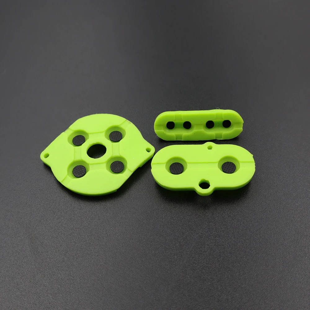 Кнопочные резиновые силиконовые мембранные подушечки для GBC Gameboy, цветные и IPS-образные кнопки, клавиатура A-B D-Pad Start Select, проводящие подушечки