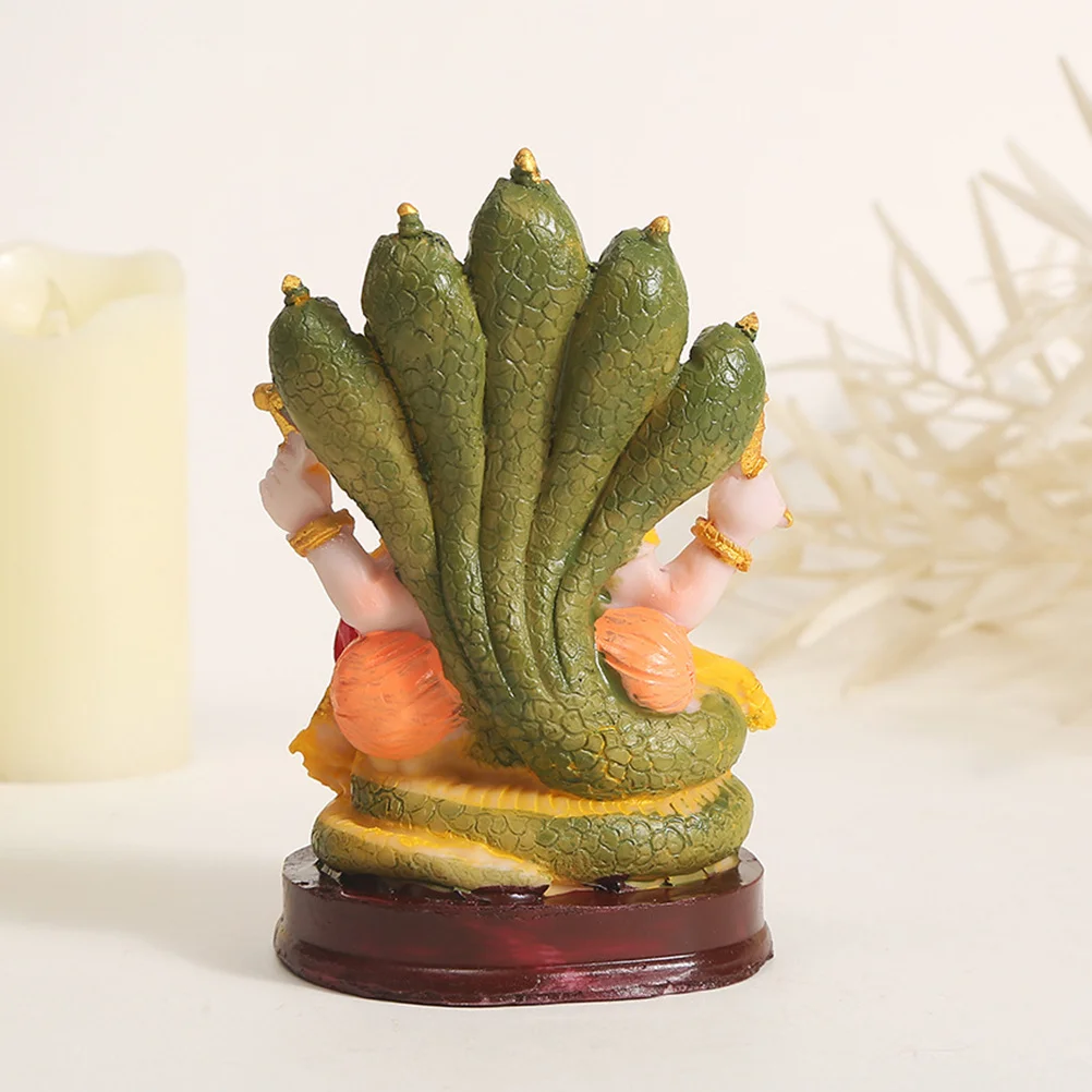 

Resin Ganesha Statue Creative Indian Elephant Head Shape Home Office Hotel Restaurant Decorative Gift Sacred Atmosphere