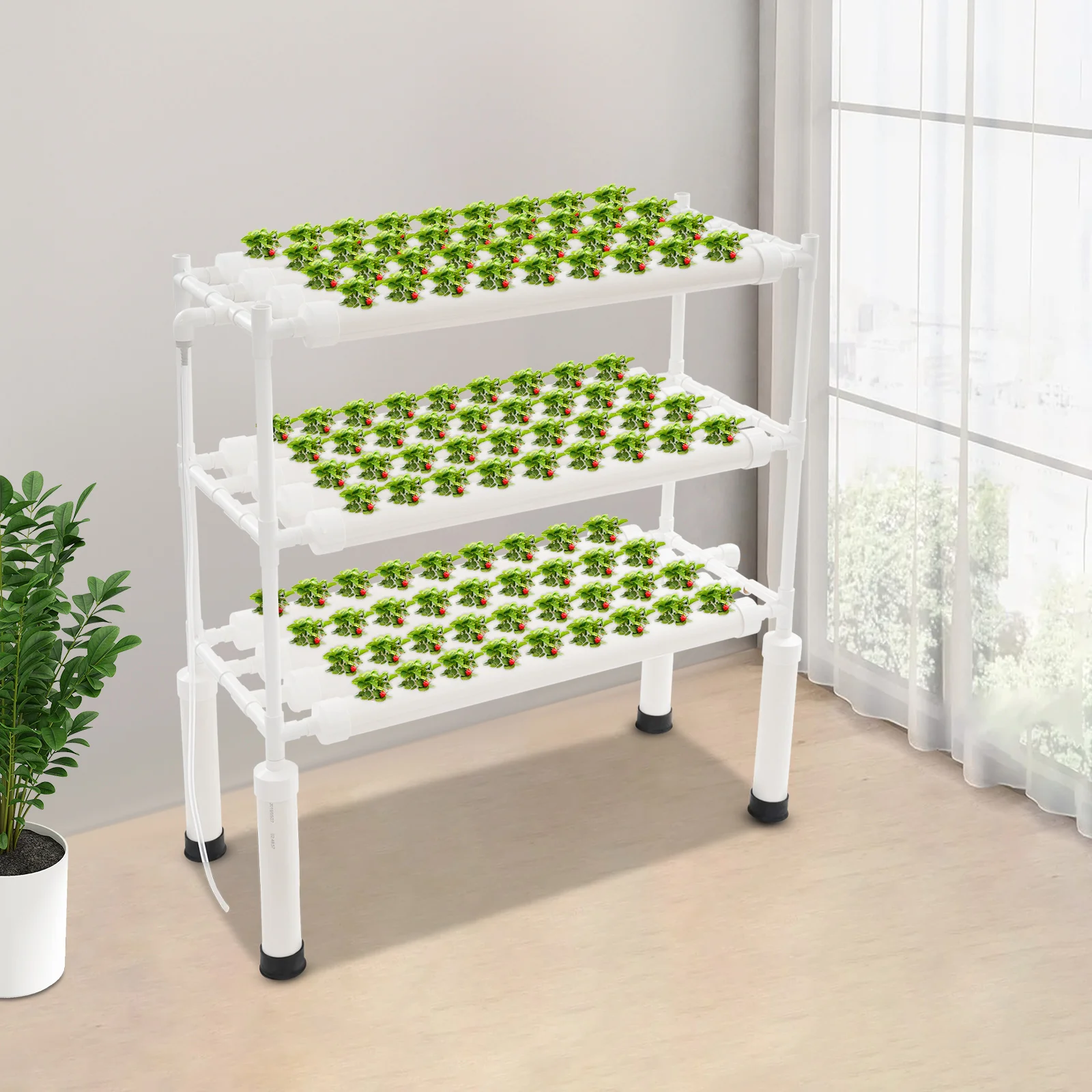 Vertical Hydroponics Growing Kit, Hydroponic Growing Kit, 108-Hole Hydroponic Growing Kit，Soilless Culture