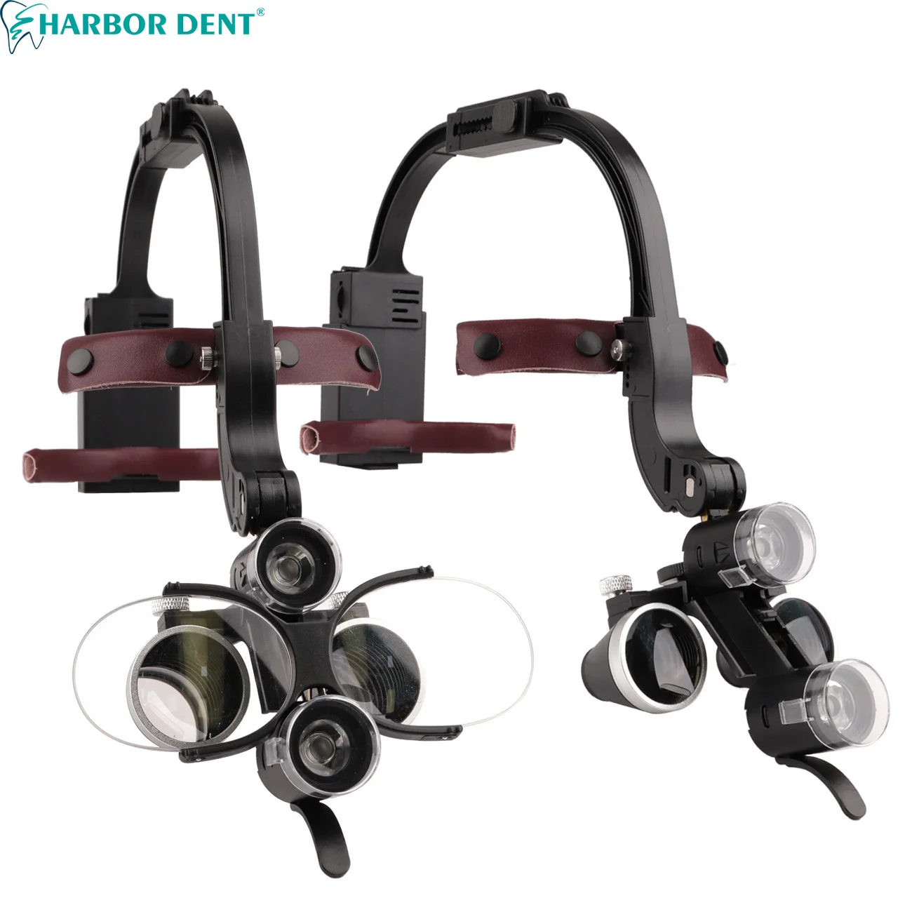 

5W Dental LED Head Light Lamp 2.5X 3.5X Dentisit Surgical Headlight Magnification Binocular Loupes With 2 Filters