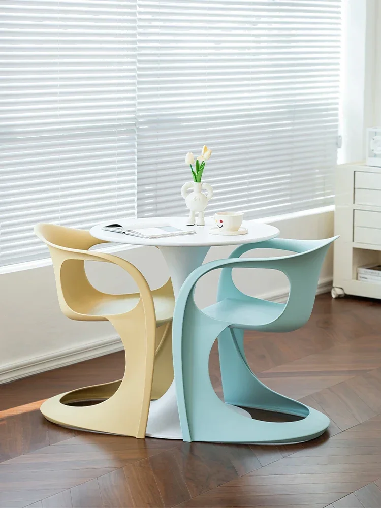 

Home Dining Table,Chairs,Cream Style,Living Room Backrest Stool,Creative Bedroom Dressing Chair Furniture Stool