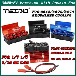 2025 YSIDO 36 MM-EV 3665 3670 3674 3680 Motor Heatsink Koelventilator voor HPI HSP Traxxas Axiale Redcat 1/10 1/7 1/8 RC Auto