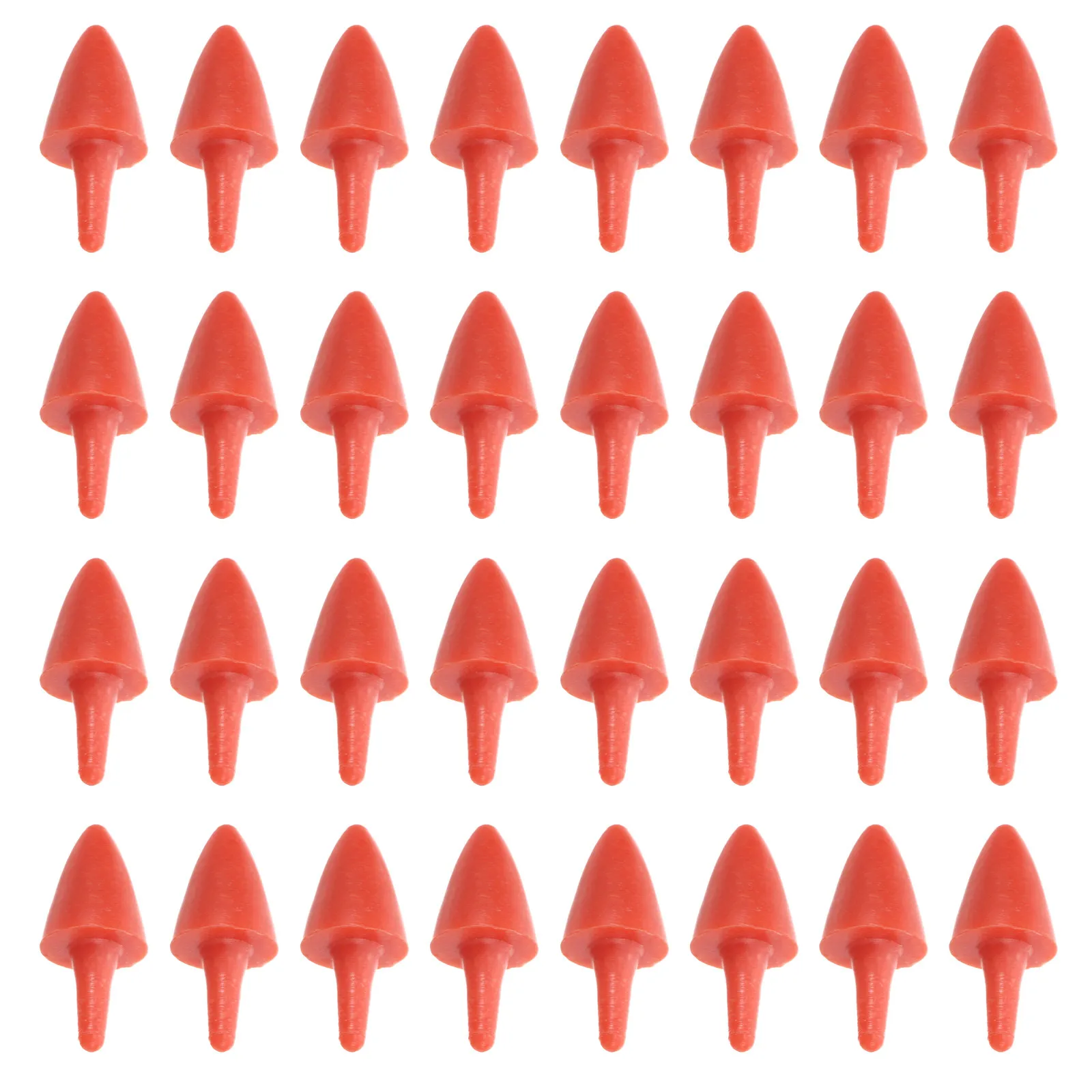 50pcs Plastic Carrot Nose for Snowman DIY Craft – Christmas Decoration, Carnival Prop & Party Supply