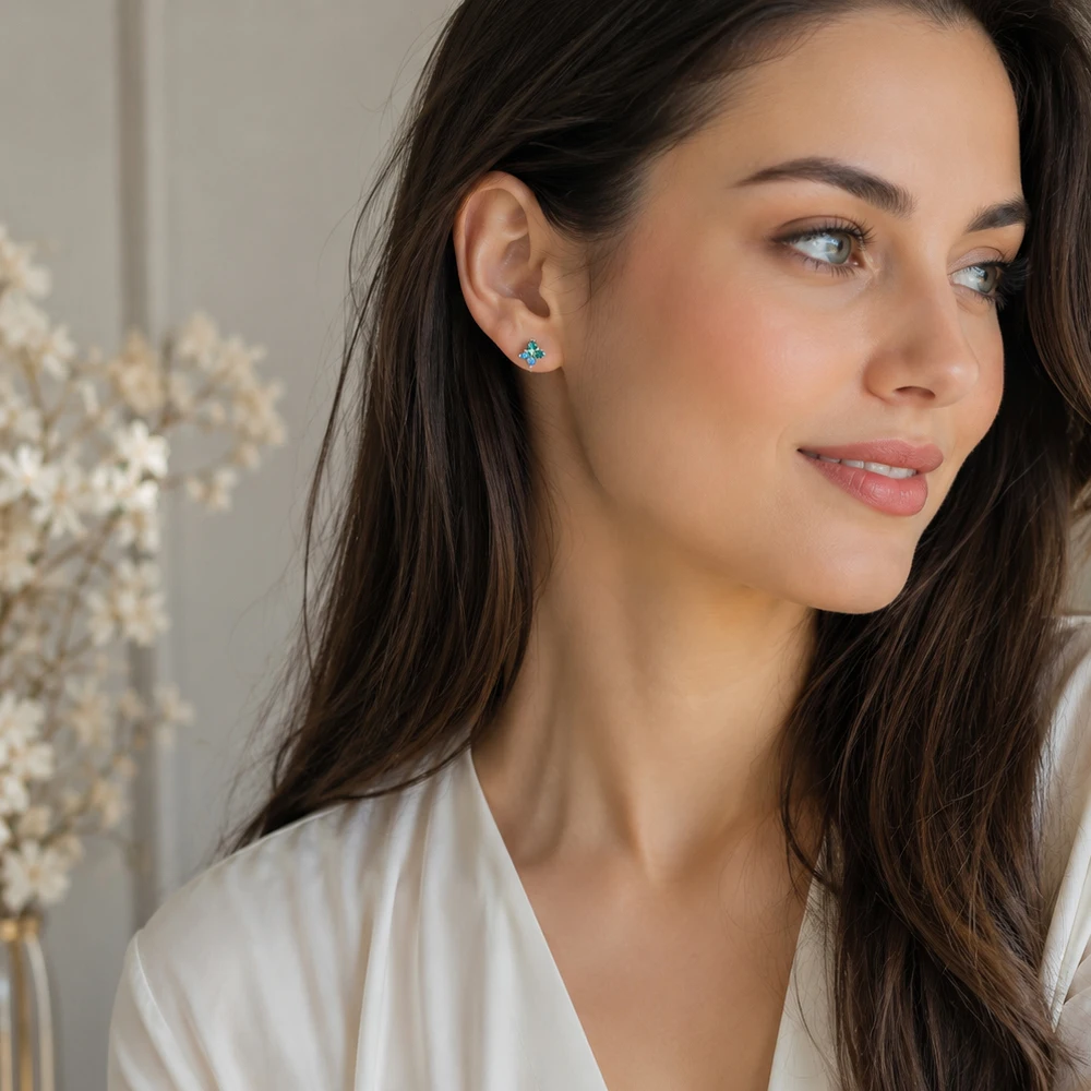 Stud Earrings Blueberry Europe - Plant Support Stake ulasan dan harga