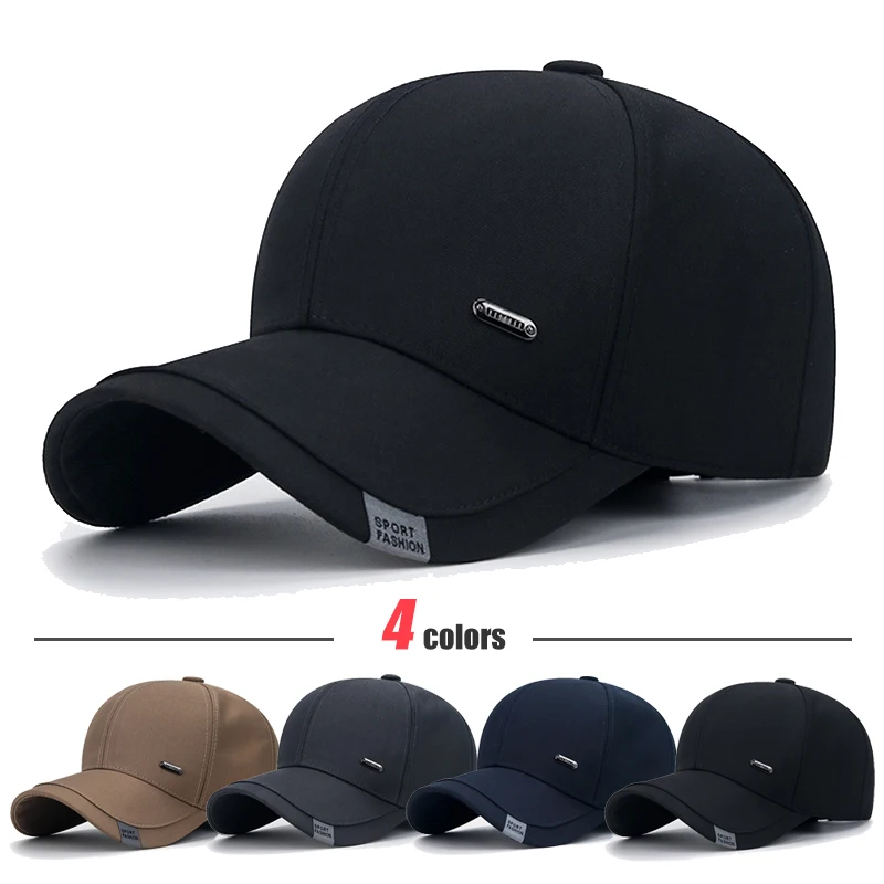 Mens Hats Spring and Autumn New Fashion Clothing Cloth Baseball Cap Middle-Aged Old Man To Send Dad Duckbill Dap