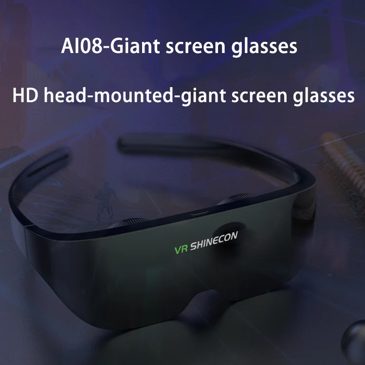 VR glasses, AIO8, head mounted panoramic viewing, immersive experience, can be worn for myopia, intelligent VR glasses