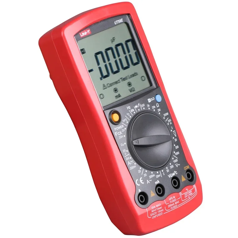 for UNI-T UT58A/UT58B/UT58C/UT58D/UT58E Digital Multimeter DC/AC/Resistance/Capacitance/Frequency/Temperature Test