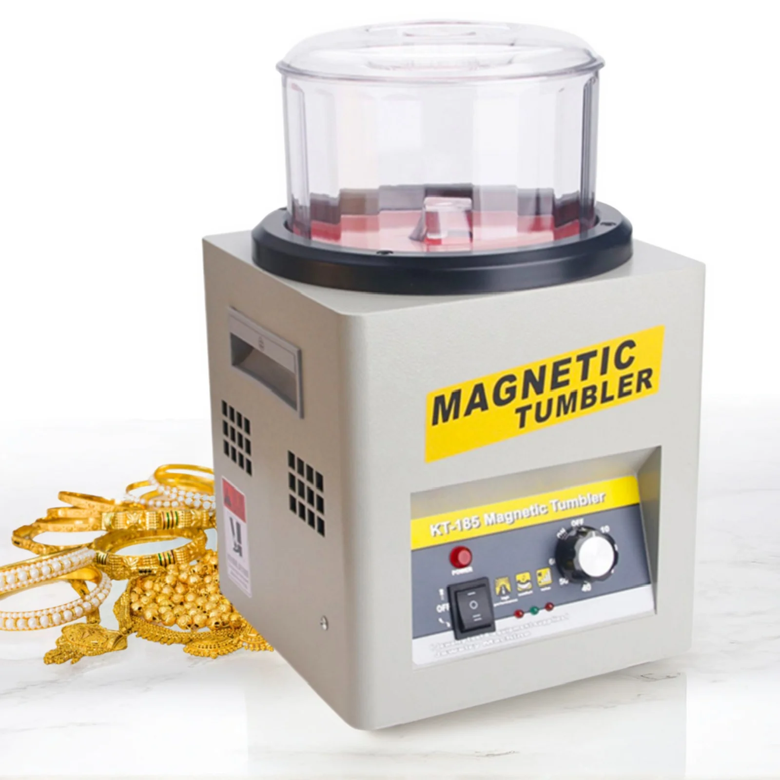 Kinway KT185 Magnetic Polishing Machine Jewelry Polisher Gold Polishing Jewellery Making Equipment Finishing Machine Guangdong