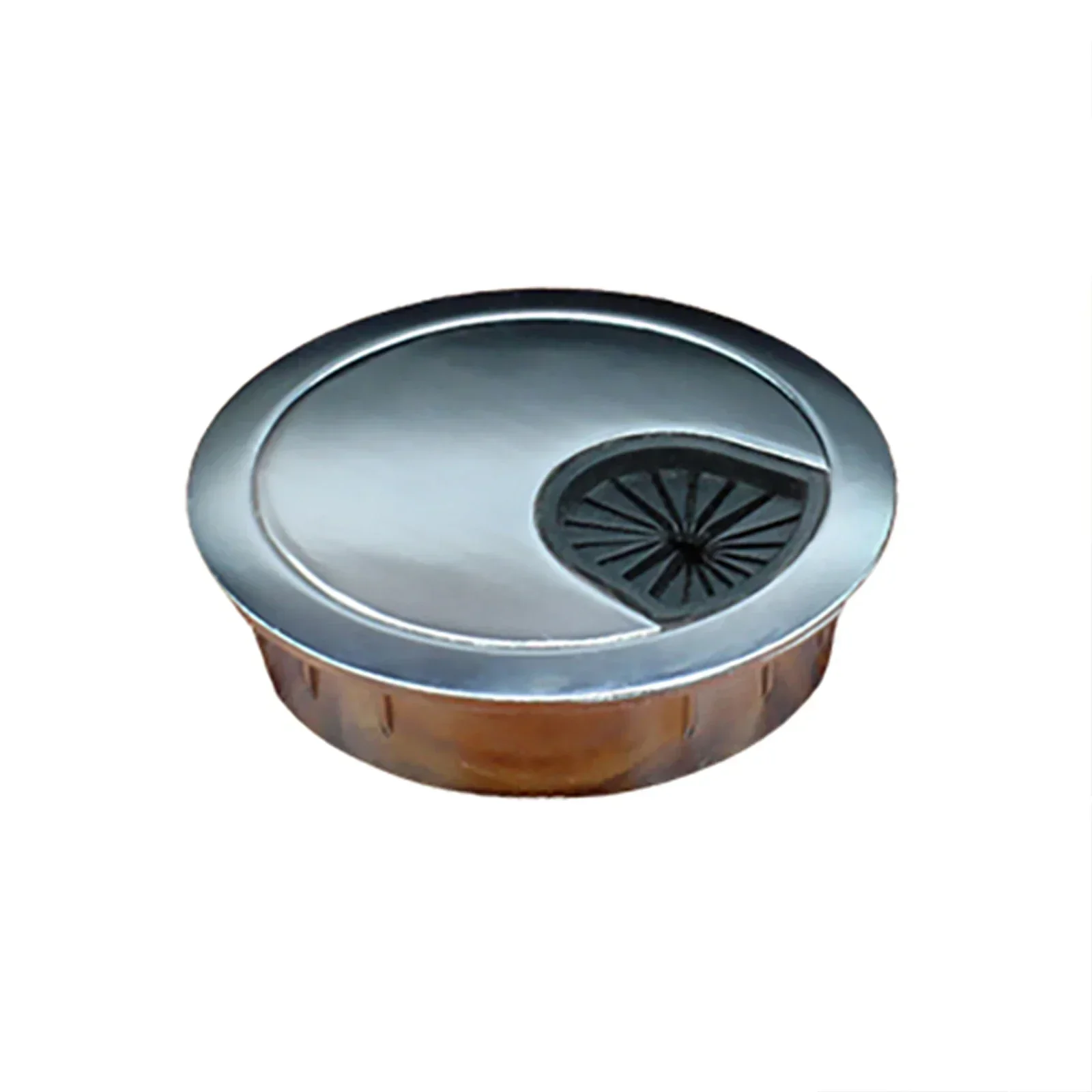1pc 실용적인 50mm/60mm/80mm 컴퓨터 금속 그로멧 책상 사무실 테이블 케이블 깔끔한 콘센트 와이어 커버 주최자 하드웨어
