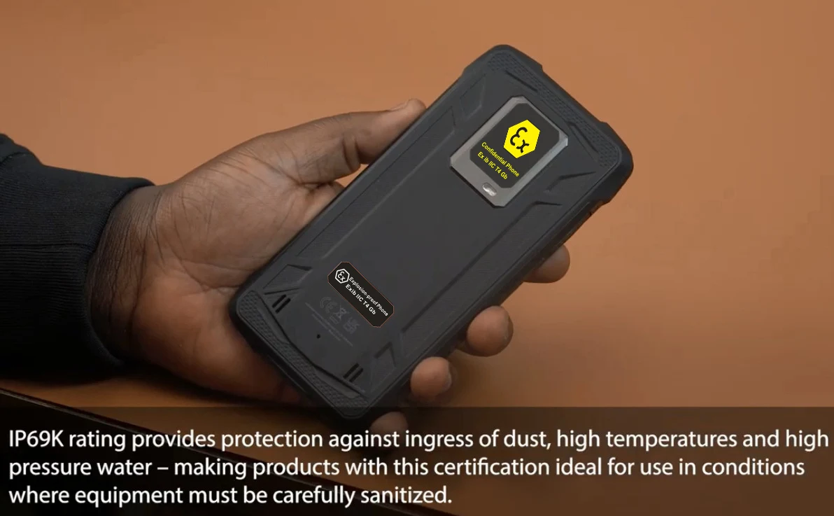 Without Camera Explosion Proof RunGee Ex-Proof Rugged IP68 4G lte Waterproof 8GB+256GB 6.36" FHD 5000mAh NFC Android 11