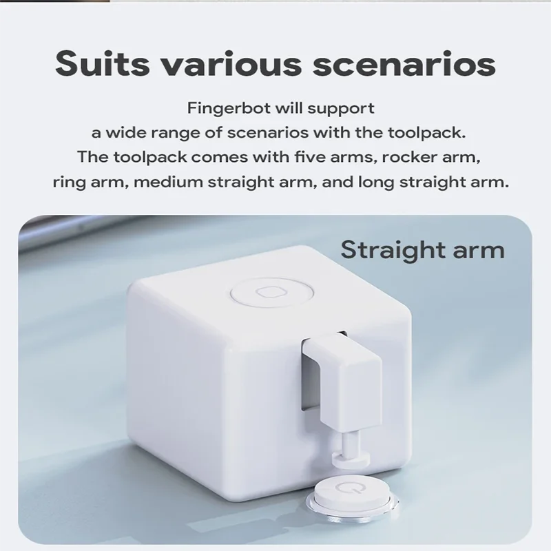 New Tuya Bluetooth Smart Touch Fingerbot Plus Smart Clicker USB Charge Switch Button Pusher Arm Fingerbot support Google Alexa