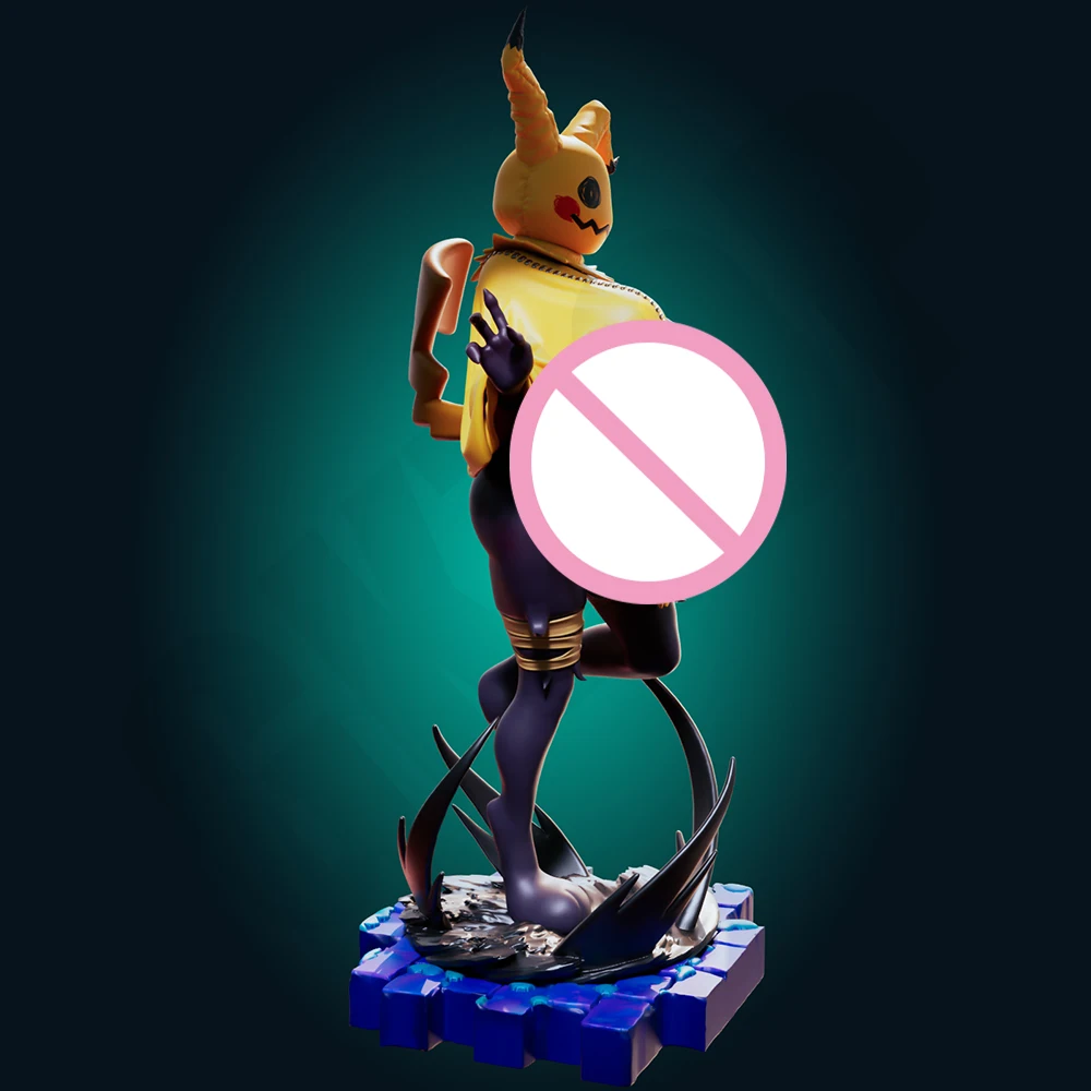 1:24 فوتا ضابط رو شبح ماوس NSFW ثلاثية الأبعاد طباعة الراتنج مجموعات الالعاب Gk غير مصبوغ تمثال لتقوم بها بنفسك المفكك تمثال أرقام نموذج اللعب