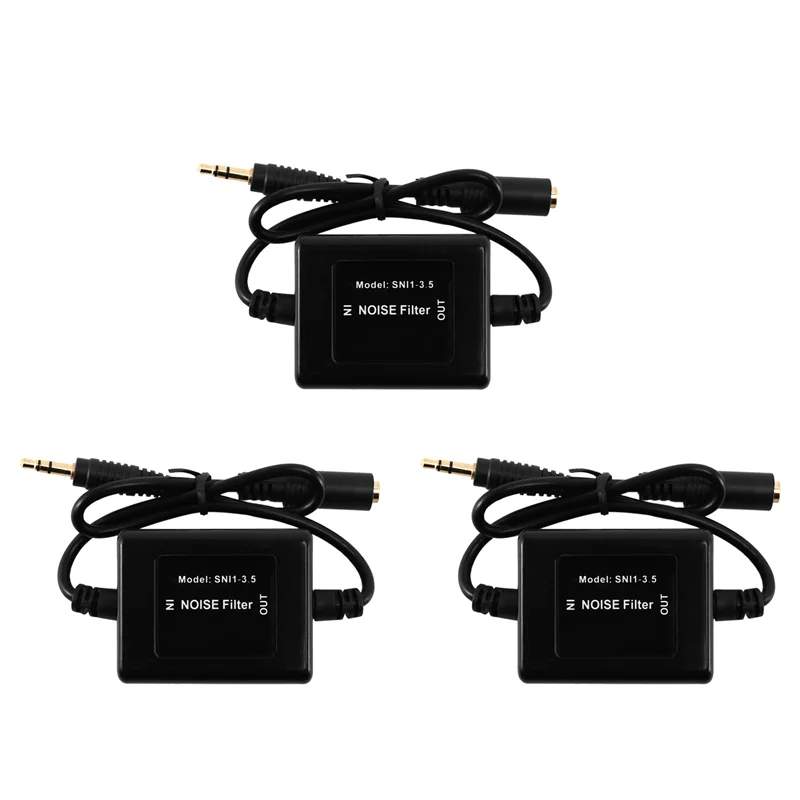 GO-3X SNI-1/3.5 Noise Filter Ripple Mass Filter Insulator 3.5Mm Black