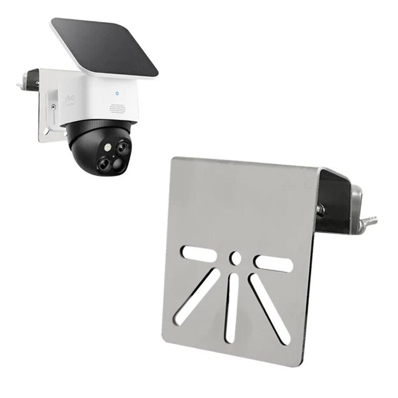 ABSQ-Camera Solar Panel Mounting Bracket For Eufy Solocam S340E30- Security Cracks Roof Gutter Special Bracket Gutter Mount Brac