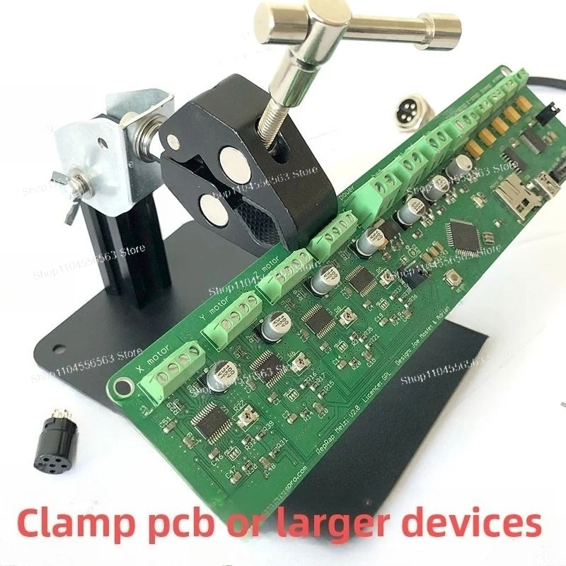 For Precision Soldering & Assembly: Electronic Soldering Bench Vise Clamp - Multi-Purpose Holder for Aviation/DB Plugs, PCB, Mot