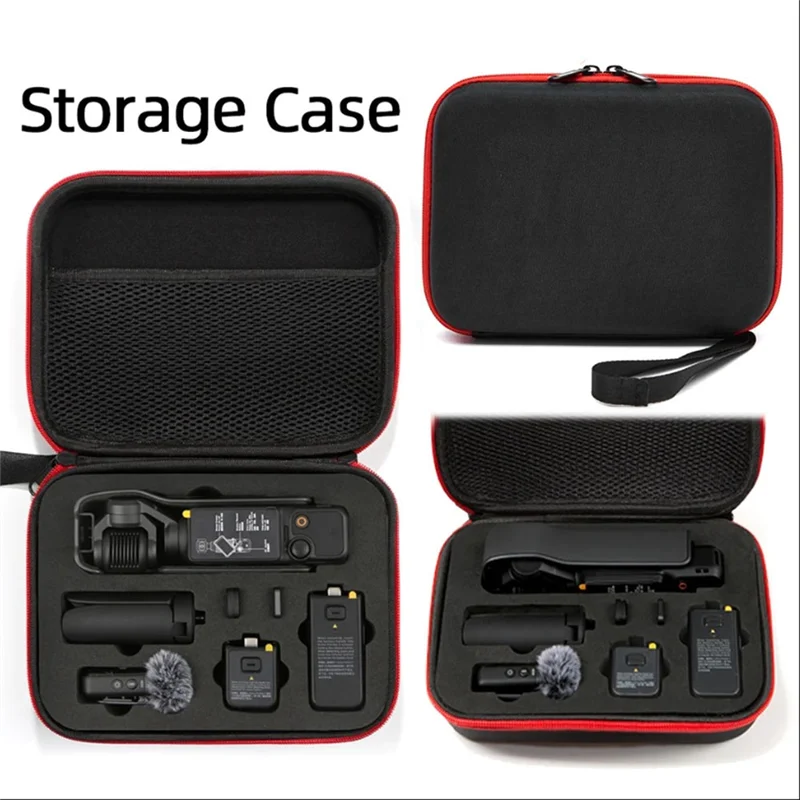 For DJI Pocket 3 Storage Bag Gimbal Camera Carrying Bag Gray/Black Handbag For DJI Pocket 3 Accessories Storage Case