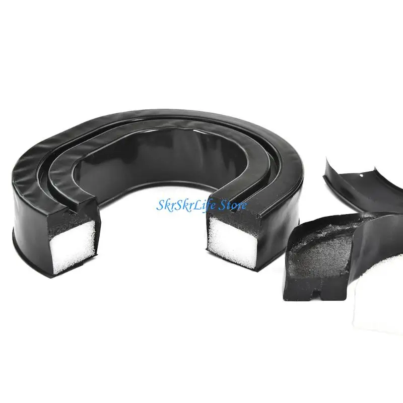 

E65E 1Pair Earpads Silicone Ear Pads Ear Cushions Cover Memory Foam Earmuff for Recon Universal Headsets