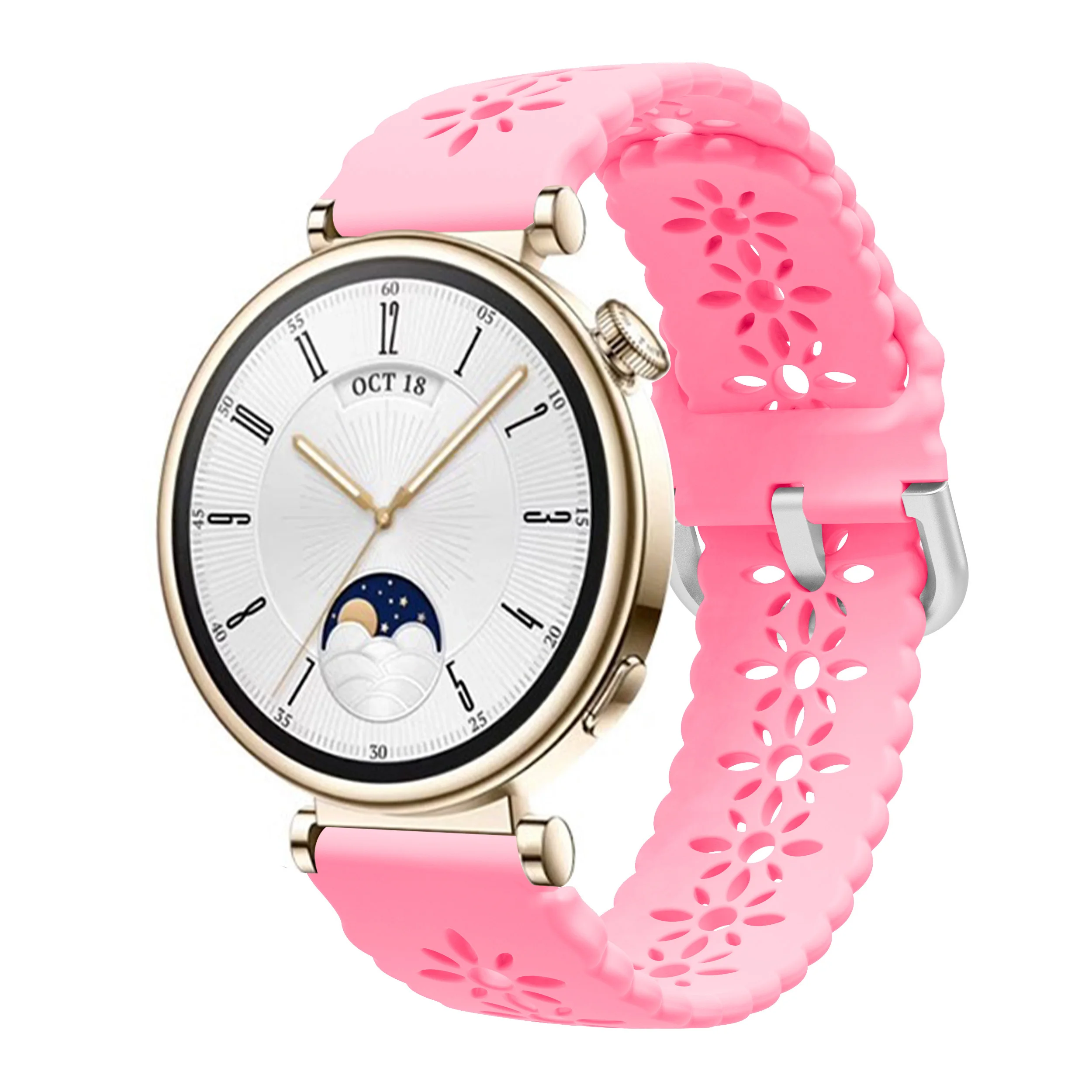 سوار ساعة عالمي للساعة ، سوار أصلي للفتيات ، سوار ظريف للنساء ، إكسسوارات ساعات الزفاف ، هواوي Gt4 ، 41 way ، 18 way