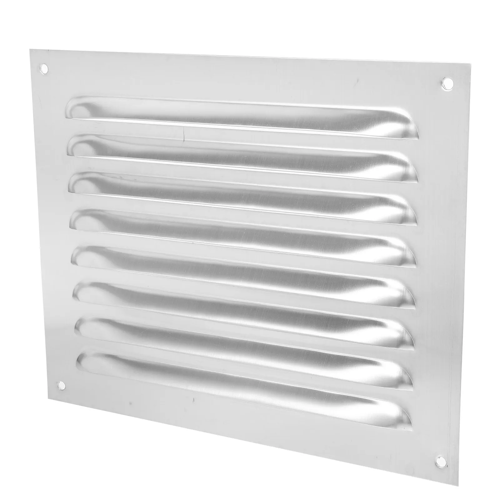 Stainless Steel Air Vent Grille Square Louvered Air Return Vent Cover for Home Bathroom Ventilation Anti Bird Snake Easy Install