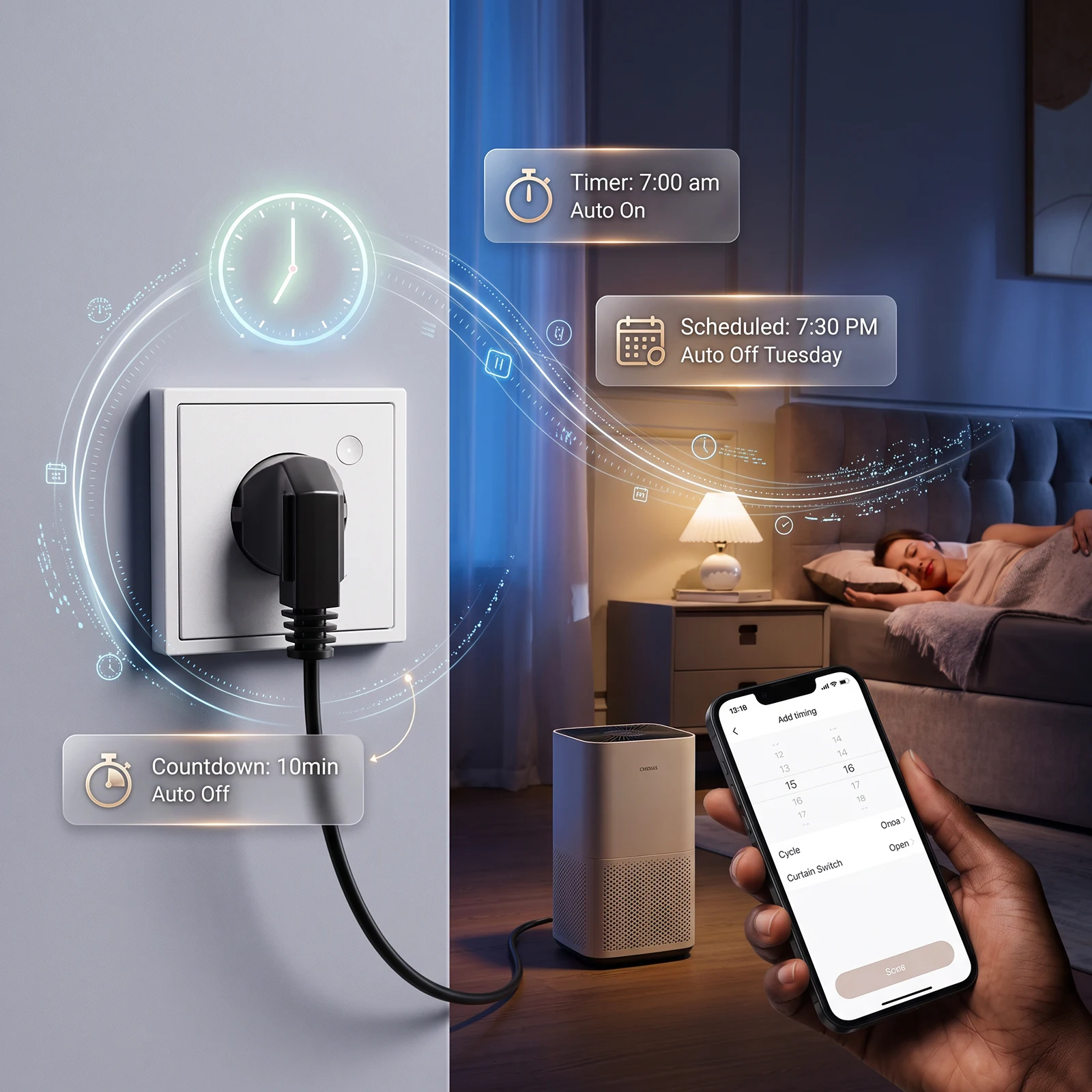 BSEED Einzel-WIFI-Steckdosen E – Smart Socket 16A Tuya App Bewertung und Preis