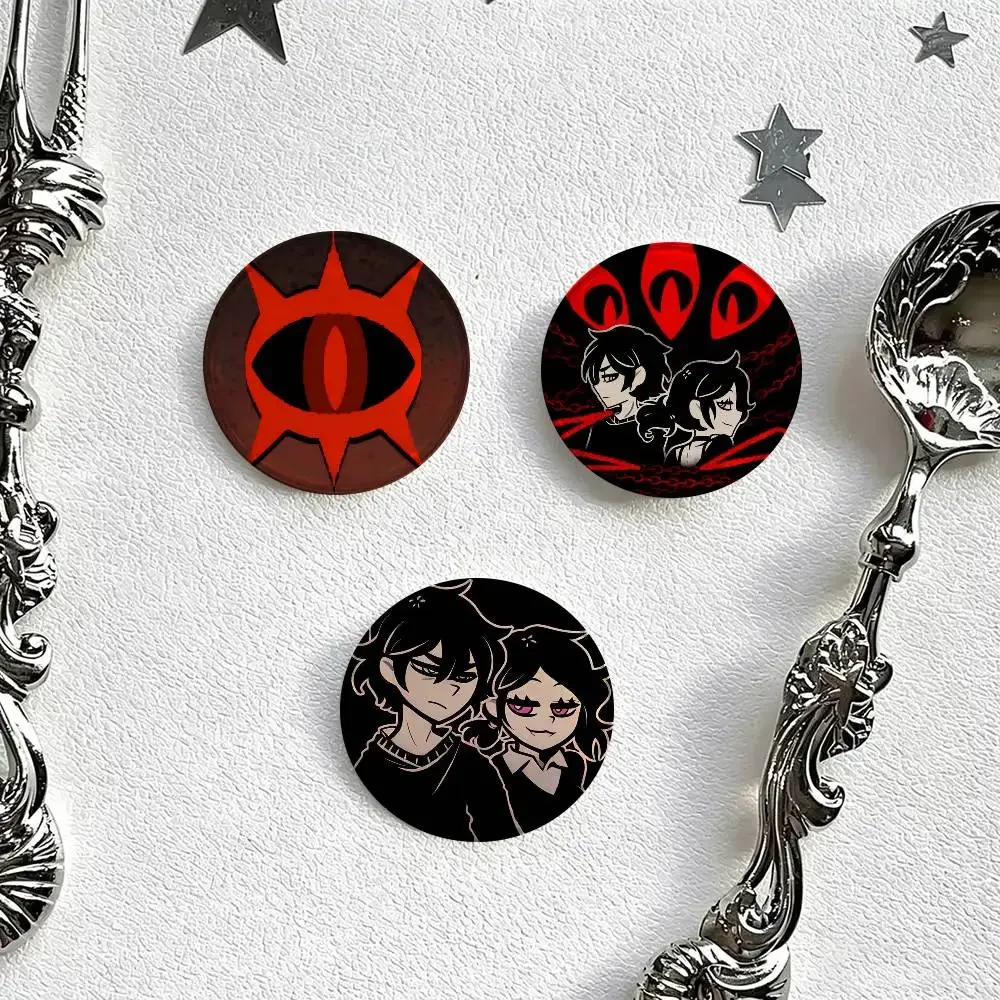 Game The Coffin of Andy and Leyley  Anime Pin for Boys Girls Character Brooches Creative Bag Badge Fashion Jewelry Accessories