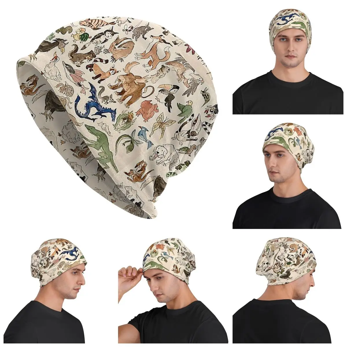 

Avatar The Last Airbender Show, Appa, Momo, Turtle Duck Warm Knitted Cap Fashion Bonnet Hat Autumn Beanies Hats for Unisex Adult