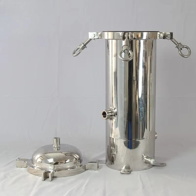 Stainless Steel 3 Core Water Filter with 1/5/10 Micron Sediment Removal New SS 304 316 Irrigation Water Filter