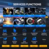 MUCAR 892BT OBD2 スキャナ CANFD&DOIP 診断ツール 生涯無料アップデート 双方向フルシステム 34 リセット ECU コーディング 64GB 4